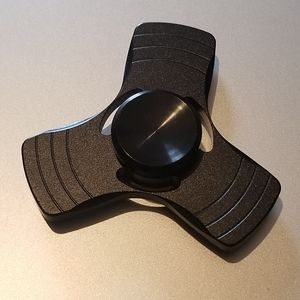 M Black Fidget Spinner New Ball Bearing Metal